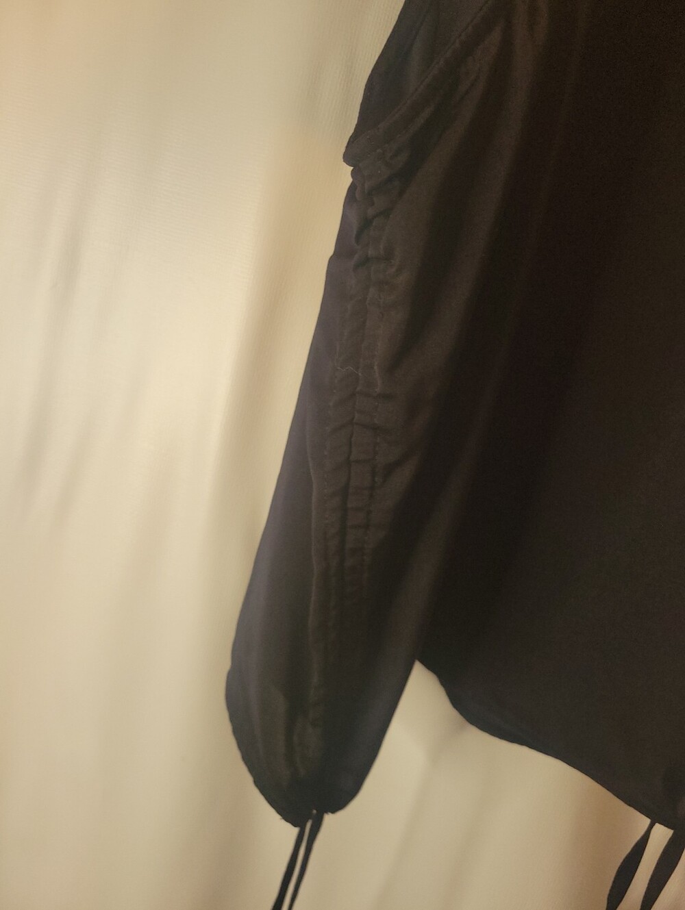 Zara Black Drawstring Adjustable Ruched Sides Cami Top - Picture 8 of 11